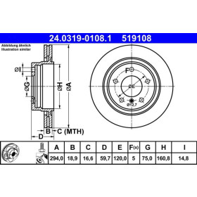 ATE Brzdový kotúč vetraný Ø294mm 24.0319-0108.1_thumb2