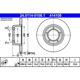 ATE Brzdový kotúč plny Ø299mm 24.0114-0108.1_thumb2