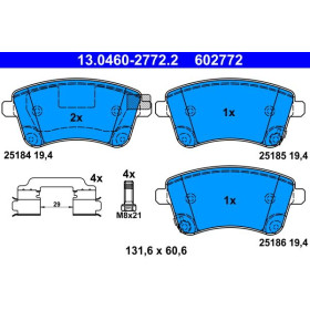 ATE Sada brzdových platničiek 13.0460-2772.2_thumb2