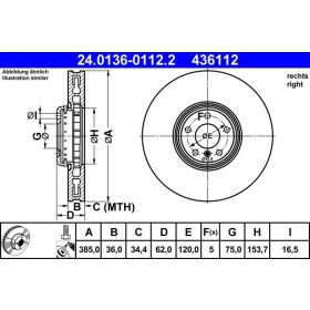 ATE Brzdový kotúč Brzdovy kotuc dvojdielny Ø385mm 24.0136-0112.2_thumb2