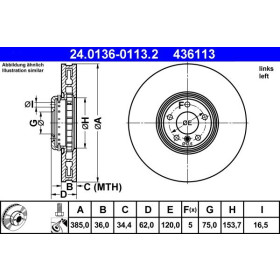 ATE Brzdový kotúč Brzdovy kotuc dvojdielny Ø385mm 24.0136-0113.2_thumb2