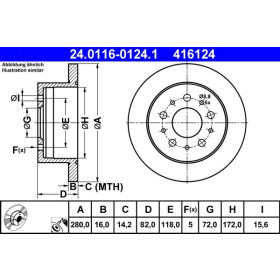 ATE Brzdový kotúč plny Ø280mm 24.0116-0124.1_thumb2