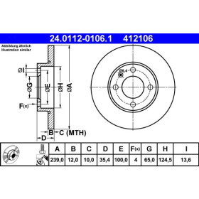 ATE Brzdový kotúč plny Ø239mm 24.0112-0106.1_thumb2