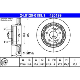 ATE Brzdový kotúč vetraný Ø278mm 24.0120-0199.1_thumb2