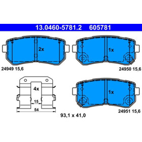 ATE Sada brzdových platničiek 13.0460-5781.2_thumb2