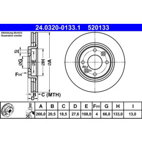 ATE Brzdový kotúč vetraný Ø266mm 24.0320-0133.1_thumb2