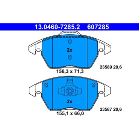 ATE Sada brzdových platničiek 13.0460-7285.2_thumb2