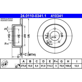 ATE Brzdový kotúč plny Ø275mm 24.0110-0341.1_thumb2