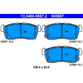 ATE Sada brzdových platničiek 13.0460-5887.2_thumb2