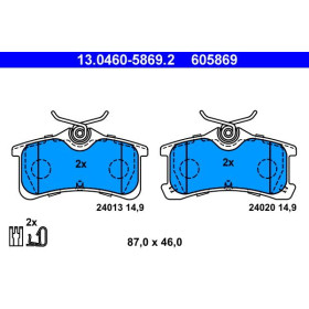 ATE Sada brzdových platničiek 13.0460-5869.2_thumb2