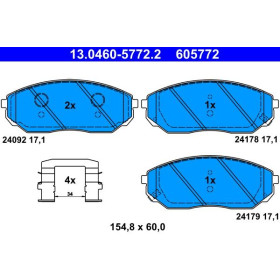 ATE Sada brzdových platničiek 13.0460-5772.2_thumb2