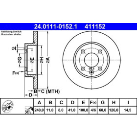 ATE Brzdový kotúč plny Ø240mm 24.0111-0152.1_thumb2