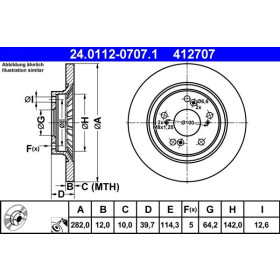 ATE Brzdový kotúč plny Ø282mm 24.0112-0707.1_thumb2