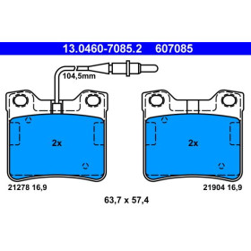 ATE Sada brzdových platničiek 13.0460-7085.2_thumb2