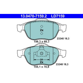 ATE Sada brzdových platničiek 13.0470-7159.2_thumb2
