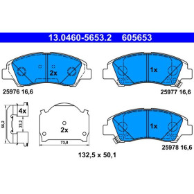 ATE Sada brzdových platničiek 13.0460-5653.2_thumb2