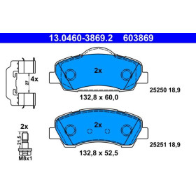 ATE Sada brzdových platničiek 13.0460-3869.2_thumb2