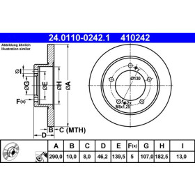 ATE Brzdový kotúč plny Ø290mm 24.0110-0242.1_thumb2