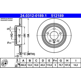 ATE Brzdový kotúč plny Ø292mm 24.0312-0189.1_thumb2