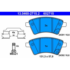 ATE Sada brzdových platničiek 13.0460-2715.2_thumb2