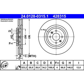 ATE Brzdový kotúč vetraný Ø323,2mm 24.0128-0315.1_thumb2