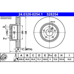 ATE Brzdový kotúč vetraný Ø328mm 24.0328-0254.1_thumb2