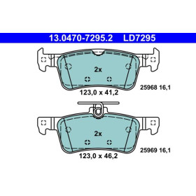 ATE Sada brzdových platničiek 13.0470-7295.2_thumb2