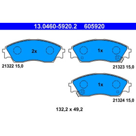 ATE Sada brzdových platničiek 13.0460-5920.2_thumb2