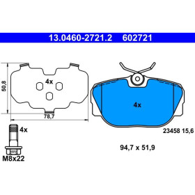 ATE Sada brzdových platničiek 13.0460-2721.2_thumb2