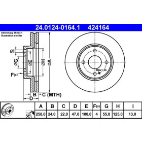 ATE Brzdový kotúč vetraný Ø258mm 24.0124-0164.1_thumb2