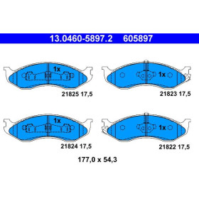 ATE Sada brzdových platničiek 13.0460-5897.2_thumb2