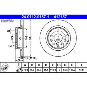 ATE Brzdový kotúč plny Ø278mm 24.0112-0157.1_thumb2