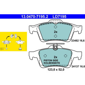 ATE Sada brzdových platničiek 13.0470-7195.2_thumb2