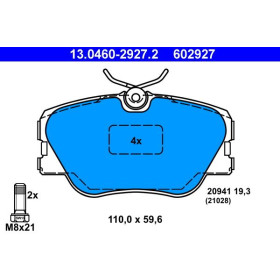 ATE Sada brzdových platničiek 13.0460-2927.2_thumb2
