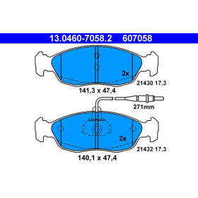 ATE Sada brzdových platničiek 13.0460-7058.2_thumb2