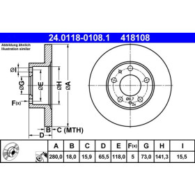 ATE Brzdový kotúč plny Ø280mm 24.0118-0108.1_thumb2