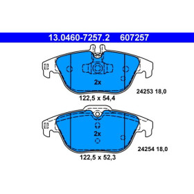 ATE Sada brzdových platničiek 13.0460-7257.2_thumb2