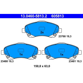 ATE Sada brzdových platničiek 13.0460-5813.2_thumb2
