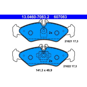 ATE Sada brzdových platničiek 13.0460-7083.2_thumb2
