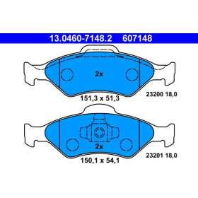 ATE Sada brzdových platničiek 13.0460-7148.2_thumb2