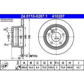 ATE Brzdový kotúč plny Ø280mm 24.0110-0287.1_thumb2