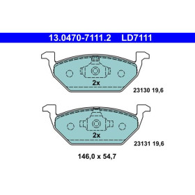 ATE Sada brzdových platničiek 13.0470-7111.2_thumb2