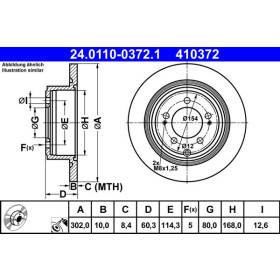 ATE Brzdový kotúč plny Ø302mm 24.0110-0372.1_thumb2