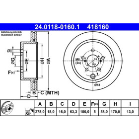 ATE Brzdový kotúč vetraný Ø278mm 24.0118-0160.1_thumb2