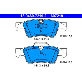 ATE Sada brzdových platničiek 13.0460-7219.2_thumb2
