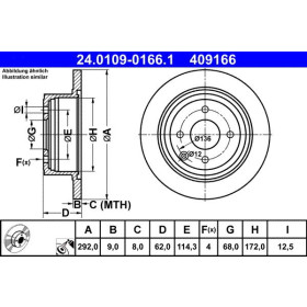 ATE Brzdový kotúč plny Ø292mm 24.0109-0166.1_thumb2