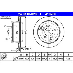 ATE Brzdový kotúč plny Ø284mm 24.0110-0286.1_thumb2