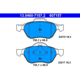 ATE Sada brzdových platničiek 13.0460-7157.2_thumb2