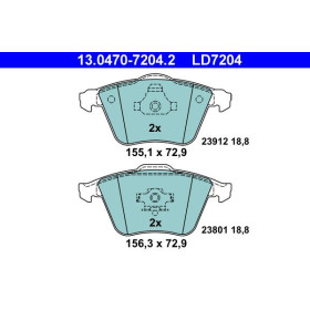 ATE Sada brzdových platničiek 13.0470-7204.2_thumb2