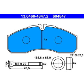 ATE Sada brzdových platničiek 13.0460-4847.2_thumb2